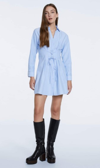 Vestido Corto Corset De Stradivarius