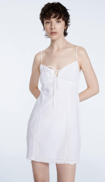 Vestido Corto De Tirantes