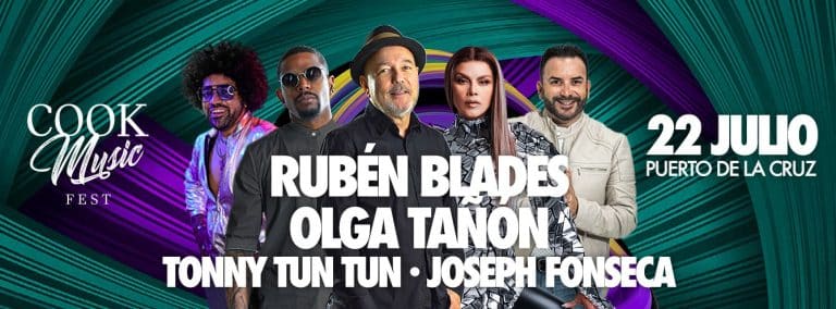 Rubén Blades aterriza en el Cook Music Fest de Tenerife con su Salswing Tour