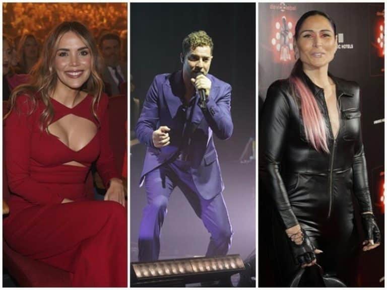 Rosanna Zanetti, Raphael, Rosa López o Lola Índigo. Las celebrities arropan a David Bisbal en su noche más especial