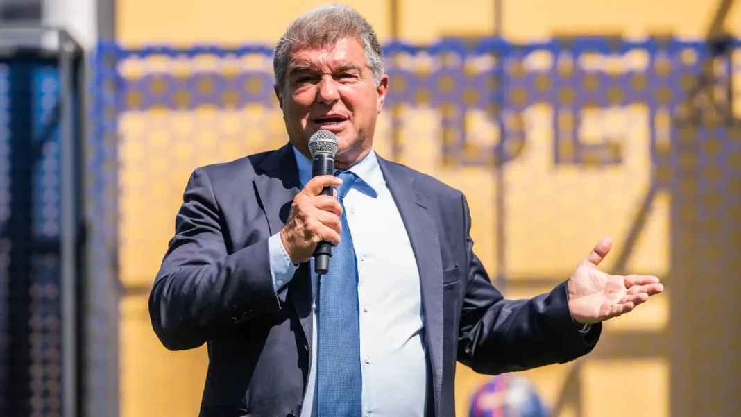 Joan Laporta estuvo en la Kings League