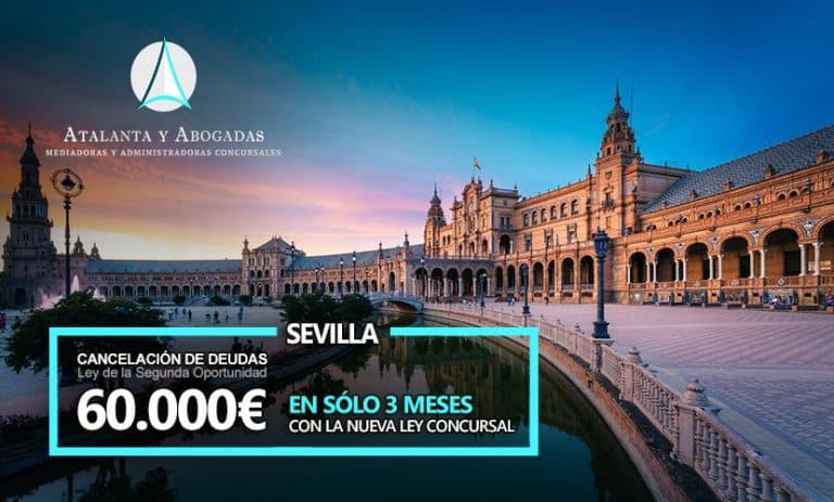Atalanta y Abogadas cancela 60.000 euros en Sevilla en 3 meses en el juzgado de lo mercantil número 1