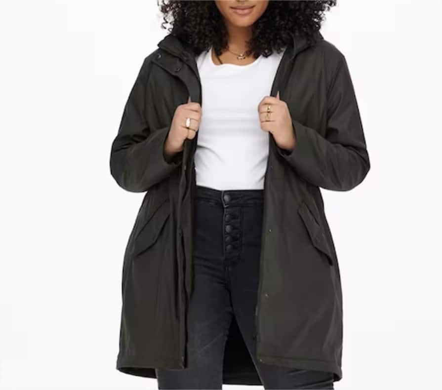 Abrigo De Mujer Impermeable .El Corte Ingles