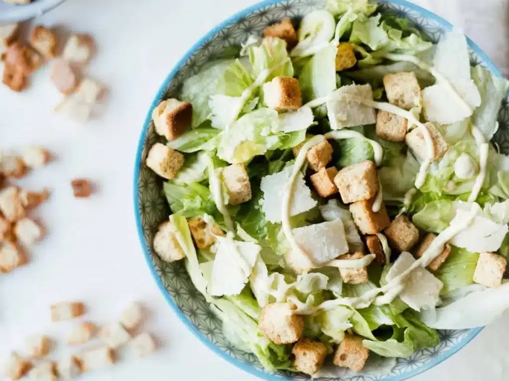 Pasos De La Preparación De La Salsa De La Ensalada César