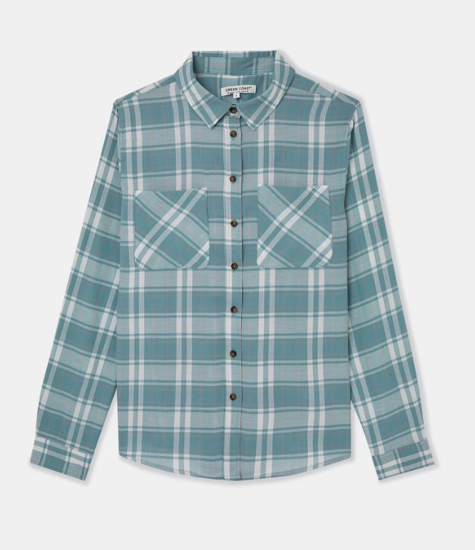 Camisa Viyela De Cuadros De Mujer El Corte Ingles