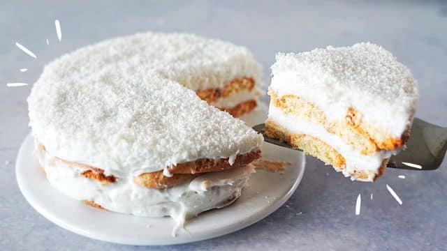 Como la de Django: la deliciosa tarta nevada para agasajar a invitados