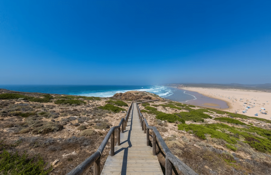 playa impresionante