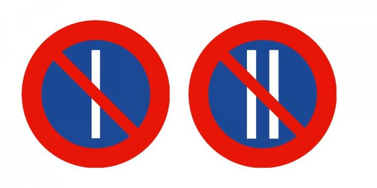 Prohibido Estacionar Con Número