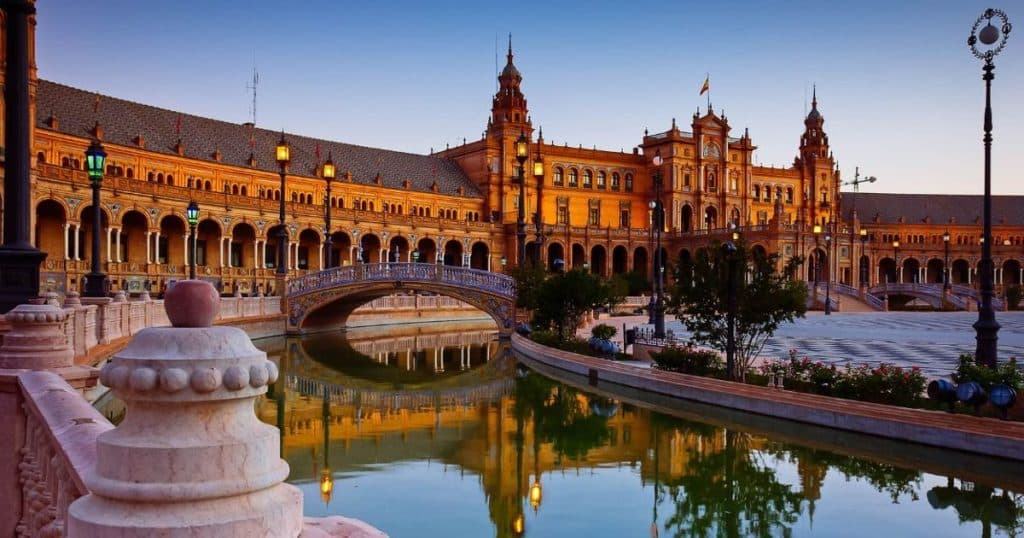 La Plaza España En Sevilla