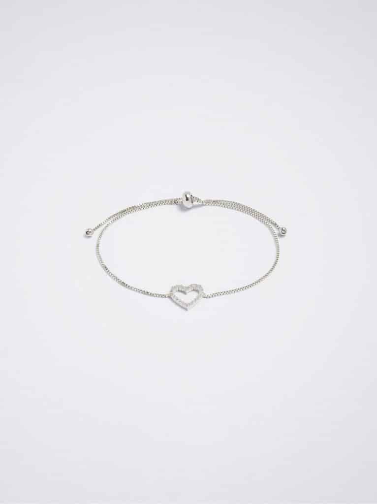 Pulsera Con Corazón Y Circonitas