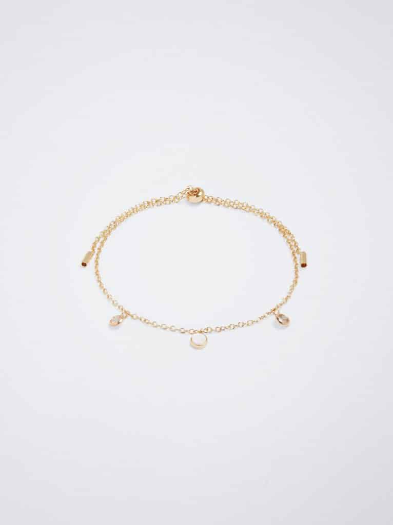 Pulsera Dorada Con Concha
