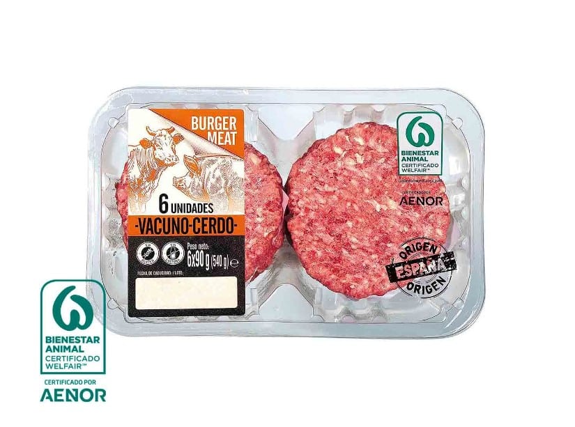 Burger Meat De Cerdo Y Vacuno Aenor