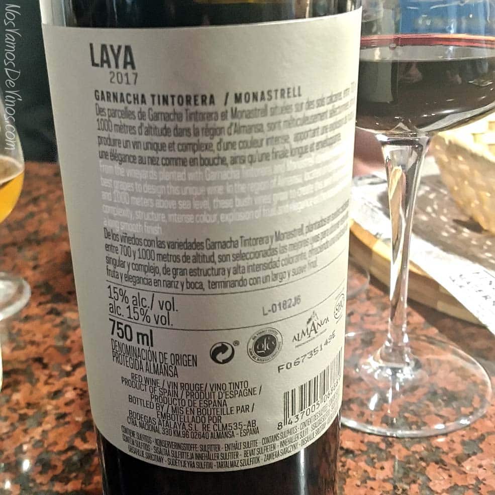 Características Del Vino Tinto Laya Que Consigues En El Corte Inglés