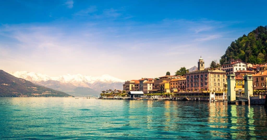 Lago Como En Italia