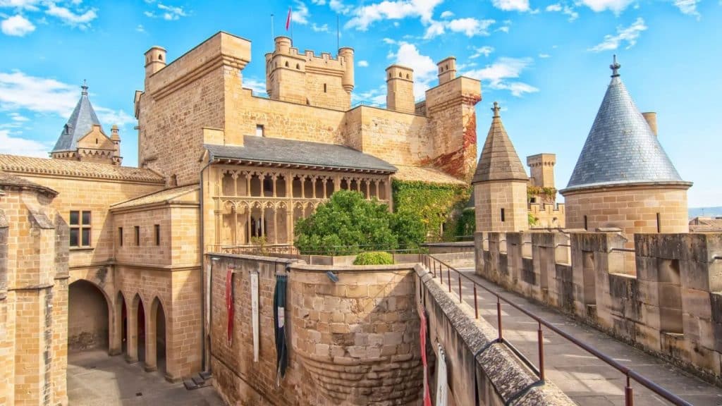 Palacio Real De Olite, En Navarra 