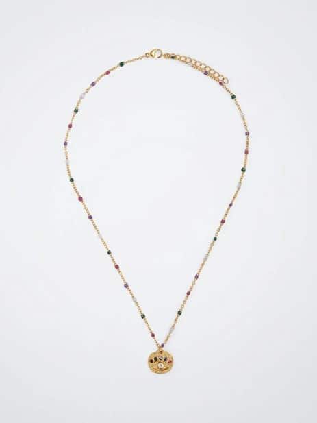Collar De Acero Con Medalla, Colección Parfois