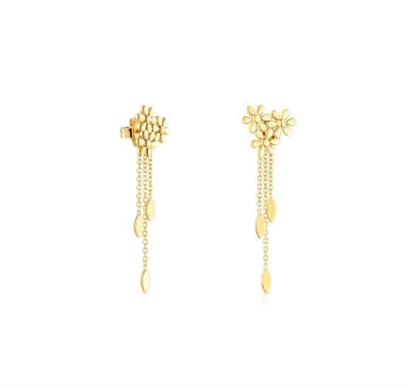 Pendientes Fragile Nature Extensión De Plata Vermeil El Corte Ingles