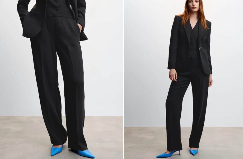 Pantalón Traje Wideleg
