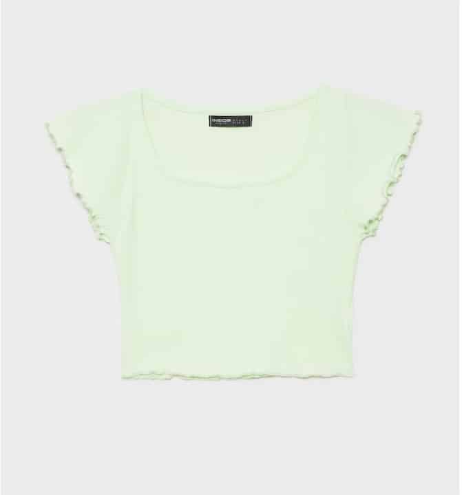 Top De Mujer De Canale Con Ribetes Curly
