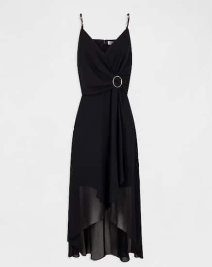 Vestido Midi Con Tirantes Finos