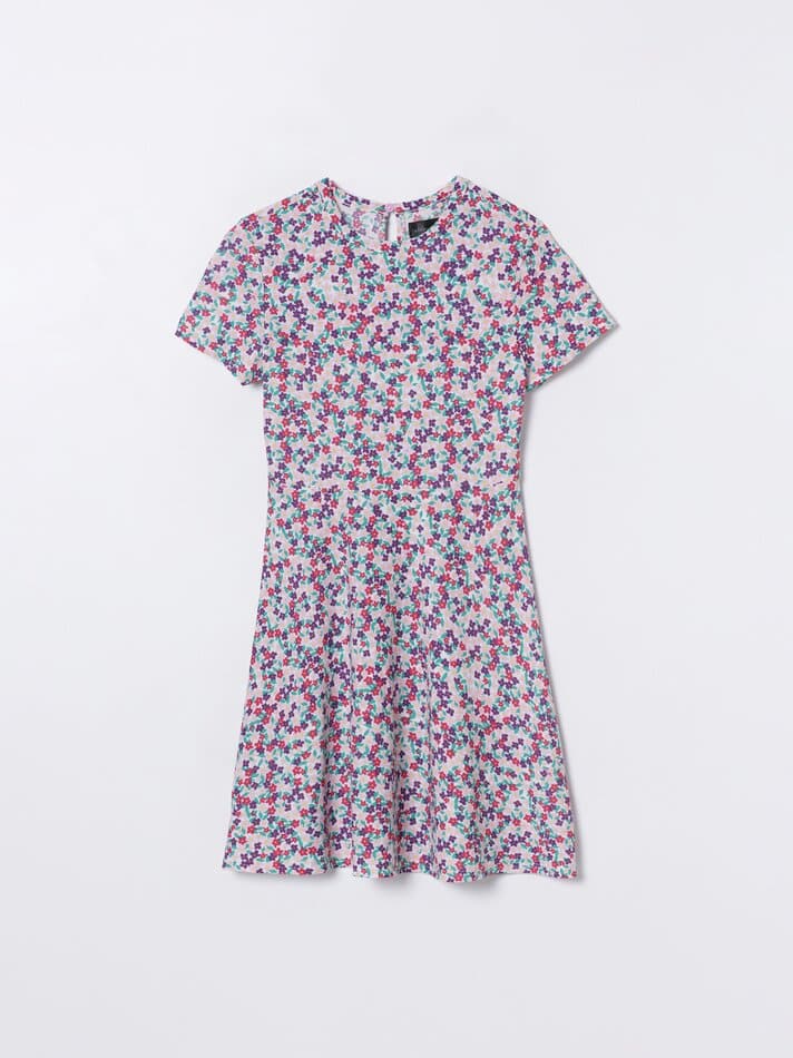 Vestido De Manga Corta De Lefties