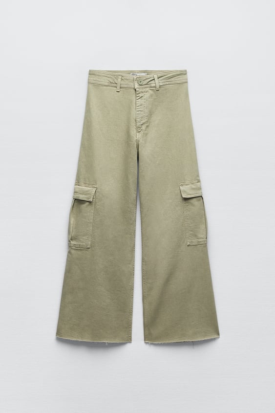 Jeans Zw Marine Cargo De La Colección De Zara