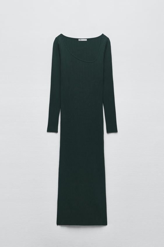 Vestido Rib Asimétrico