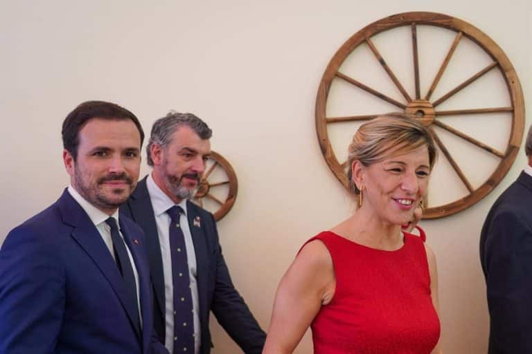 El «affaire» de Yolanda Díaz y Alberto Garzón se intensifica tras la moción de censura
