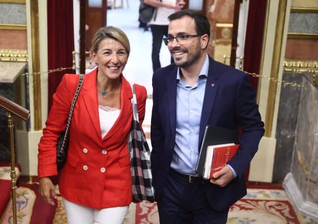 El «affaire» de Yolanda Díaz y Alberto Garzón se intensifica tras la moción de censura