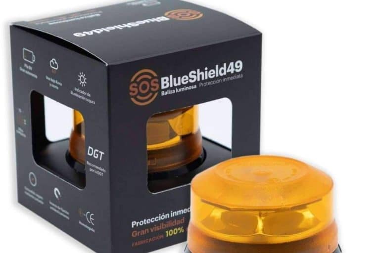 La solución de visibilidad potente e innovadora de SOSBlueshield49, una baliza de emergencia con luz LED homologada por la DGT