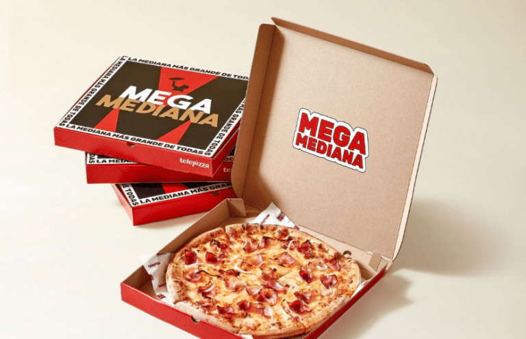 Telepizza lanza la ‘Megamediana’, la pizza mediana “más grande del mercado”
