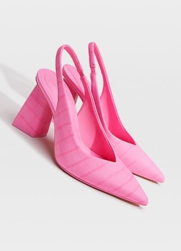 Zapatos De Tacón Destalonados