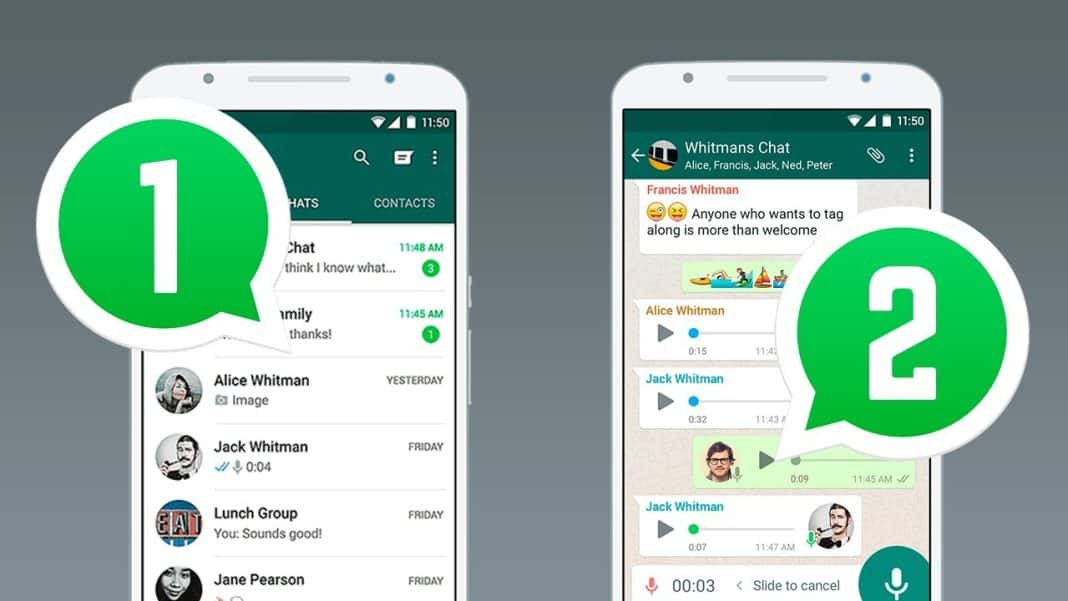 Cómo usar dos cuentas de WhatsApp en un mismo teléfono Android