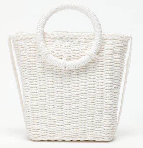 Bolso Shopper De Rafia En Lefties