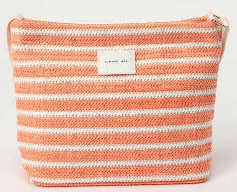 Bolso Bandolera De Rafia