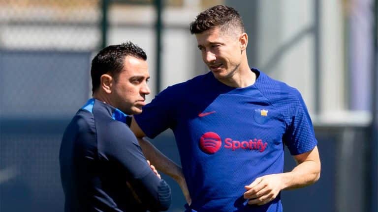 El Barça ya piensa en este “9” para sustituir a Lewandowski