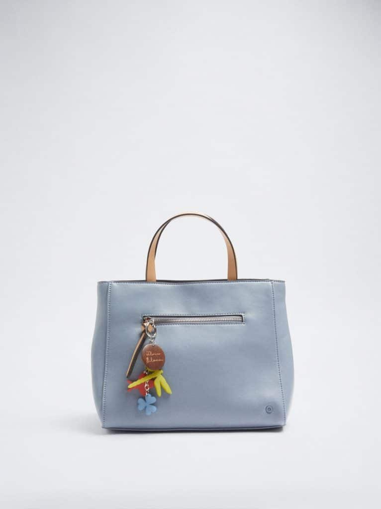 Bolso Tote Con Colgante