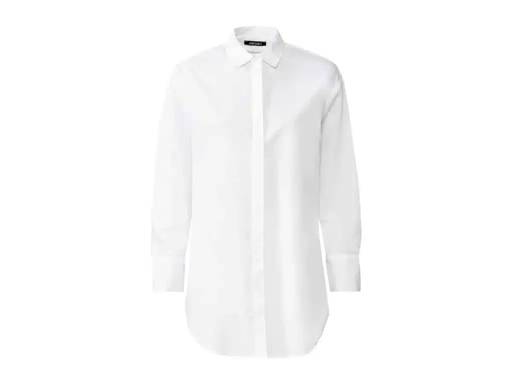 Lidl - Blusa Larga Blanca Para Mujer