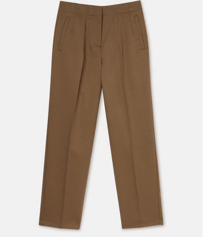 Pantalones Rectos De Mujer Tiro Alto
