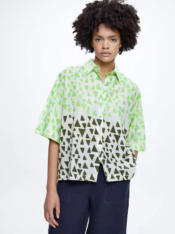 Parfois - Camisa Estampada 100% Algodón