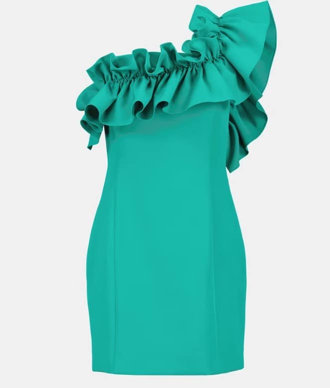 Vestido Corto Con Volantes El Corte Ingles