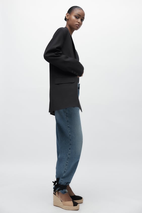 Alpargatas Atadas De Cuña De La Colección Zara Primavera-Verano