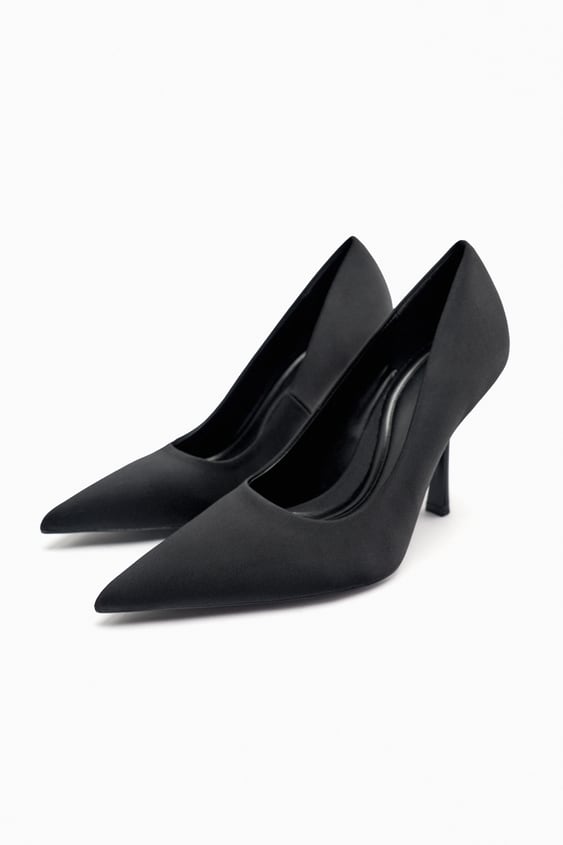 Zara - Zapato Tacón Tejido