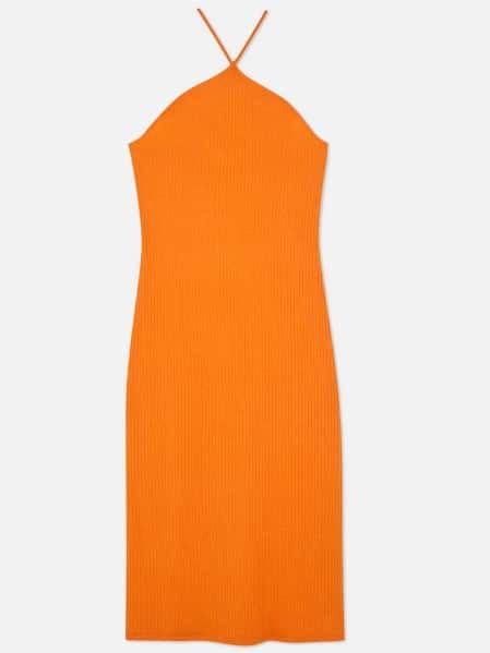 Vestido midi con escote halter de Primark