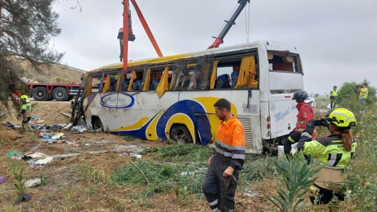Ocho temporeras heridas en el accidente de Huelva siguen hospitalizadas, dos de ellas graves pero estables