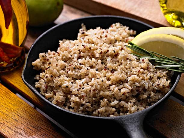 Arroz integral para reducir los gases