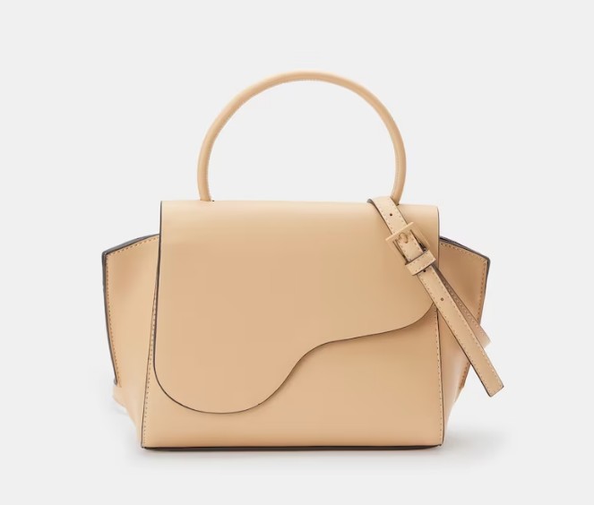 Bolso De Mano Pequeño En Beige Con Bandolera Extraíble El Corte Ingles