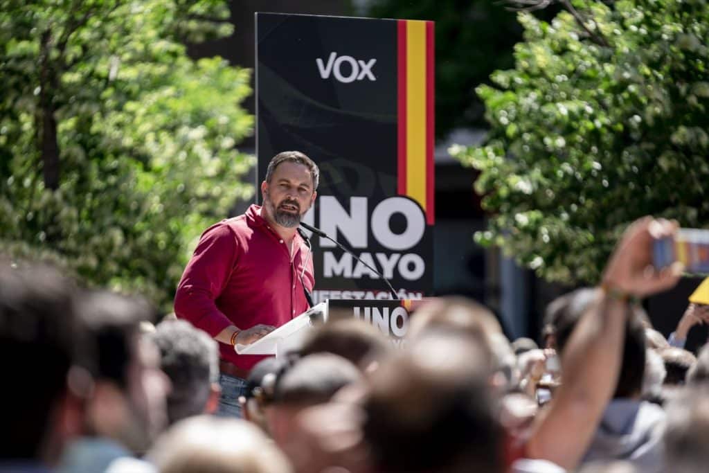 Podemos Responde Al &Quot;Orgullo Hetero&Quot; De Santiago Abascal 1 Europapress 5163336 Lider Vox Santiago Abascal Mitin Vox Solidaridad Dia Internacional