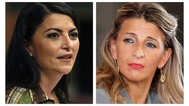 Macarena Olona sale en defensa de Yolanda Díaz: «es tiempo de taconazo»
