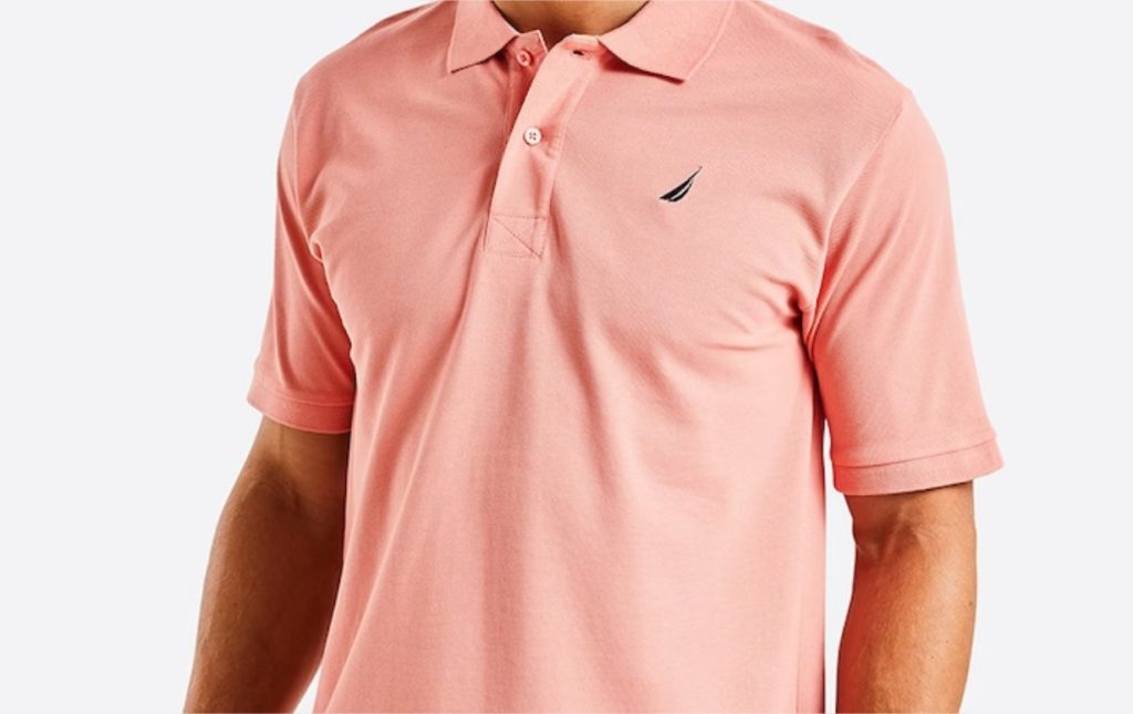 Polo De Hombre Classic Rosa De Manga Corta